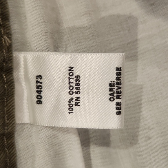 Cabela's Casuals Olive Green 36×30 Aged Khakis Pants - Picture 8 of 9